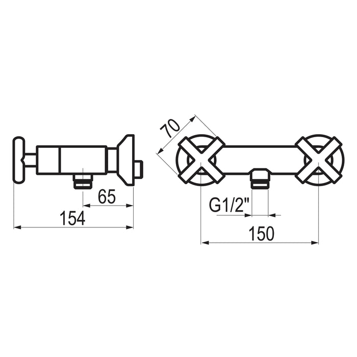 PRESTO 8243500 Matrix grupo ducha Cromo