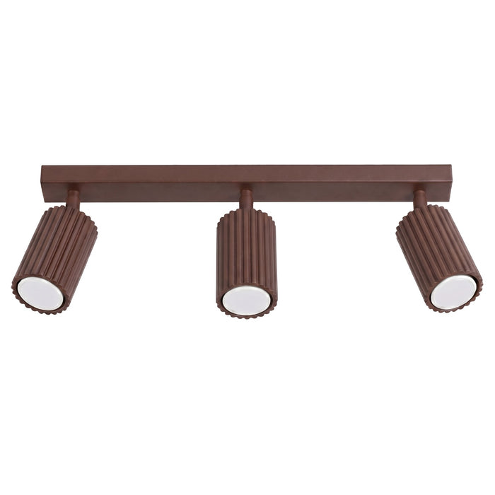 SOLLUX SL.2373 Plafón Karbon 3L Marrón