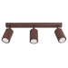 SOLLUX SL.2373 Plafón Karbon 3L Marrón