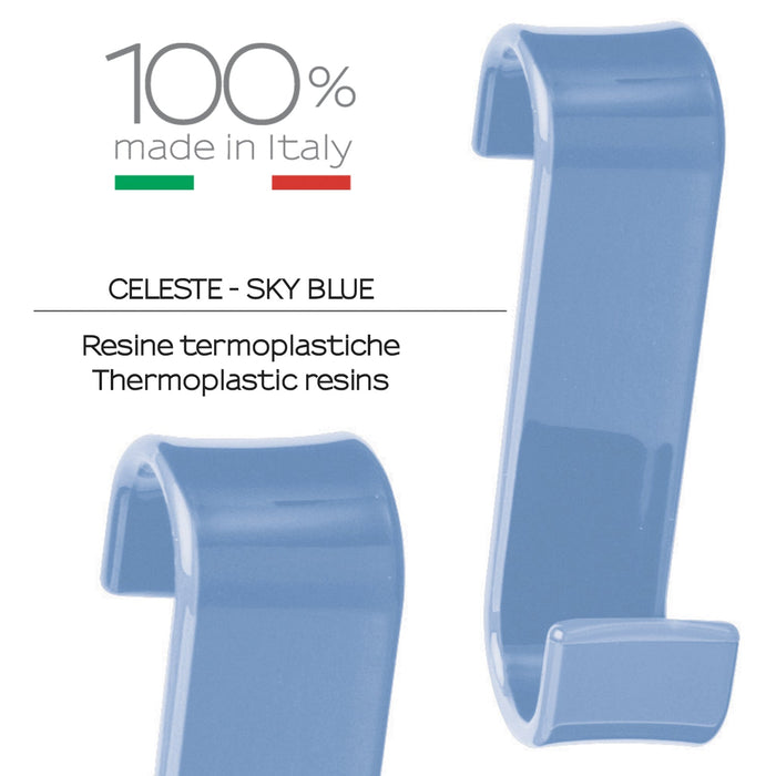 GEDY 20258600900 MERLINO Percha Radiador Celeste