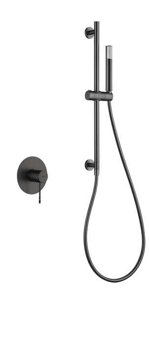 IMEX SMG053/BGM GENOVA-PIAMONTE Conjunto Monomando Ducha Black Gun Metal