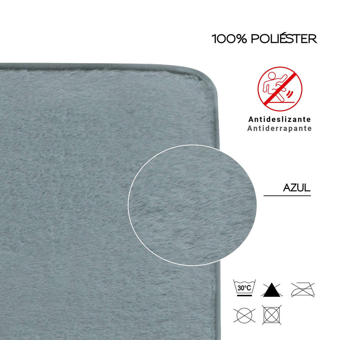 GEDY 96FY5080629 FUZZY Light Blue Rug