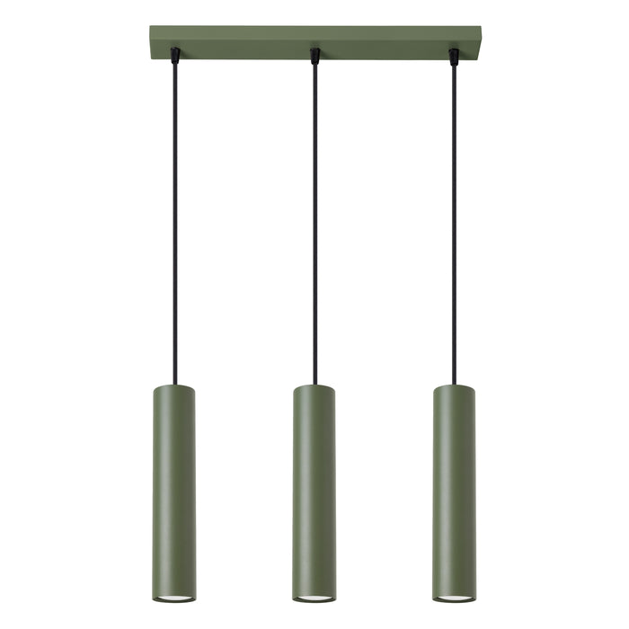 SOLLUX SL.1486 Lámpara colgante LAGOS 3L verde oliva verde oliva