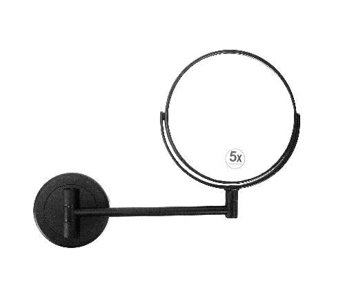 ANDREA HOUSE BA75052 Espejo Extensible Negro X5 Ø17X26,5