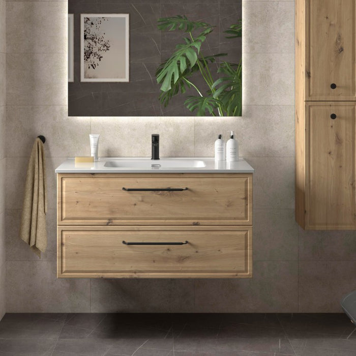 SALGAR RUNA Mueble+Lavabo IBON Color Roble