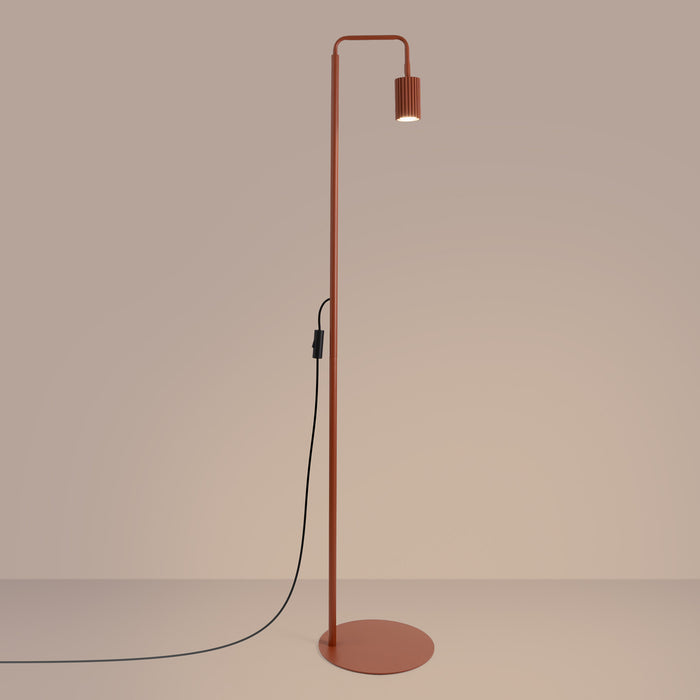 SOLLUX SL.2023 Lámpara de pie KARBON 1 ocre rojo