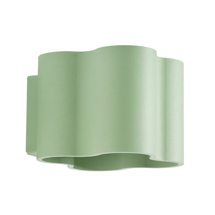 SOLLUX SL.3406 Lámpara De Pared Ovio Verde Salvia G9