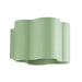 SOLLUX SL.3406 Lámpara De Pared Ovio Verde Salvia G9