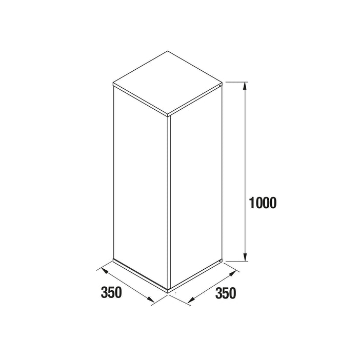 SALGAR 24588 ALLIANCE Módulo 350X1000 Blanco Brillo