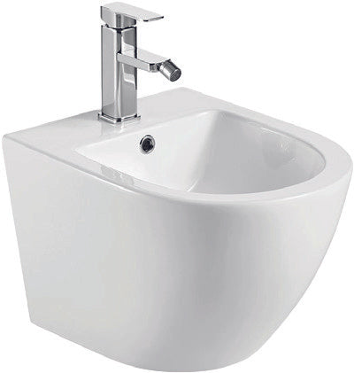 AQUORE GÉNOVA Bidé Suspendido Compacto Blanco Mate