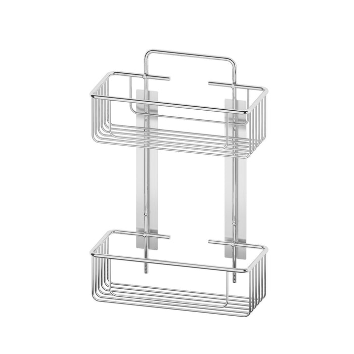 BELTRAN 3216 SOAP DISH GRID Brass Chrome Double Adhesive Grid