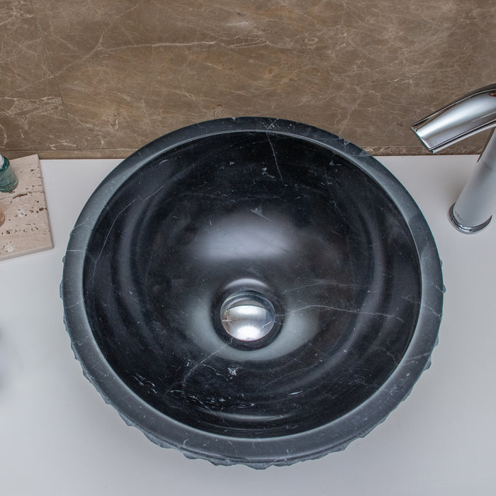FORZINI FZ-BK/JB-MB-111 NEMESIS Lavabo de mármol Negro