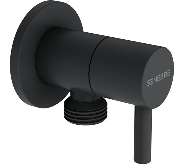 GENEBRE 3110 04 41 Válvula De Escuadra Redonda 1/2"x1/2" Negro
