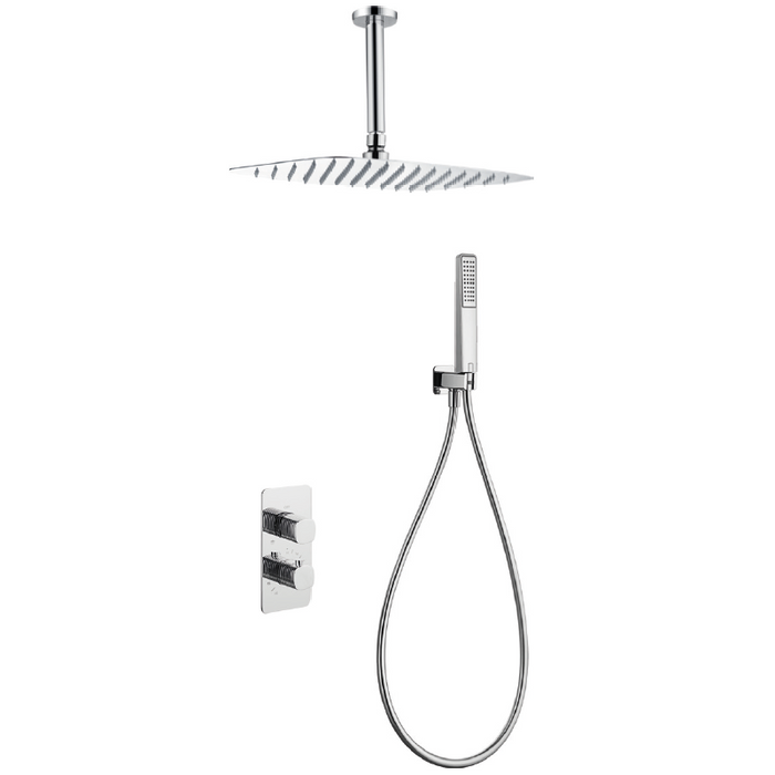 IMEX GTS069 FIRENZE-SASSARI Conjunto Grifería Termostatica Empotrada Cromo
