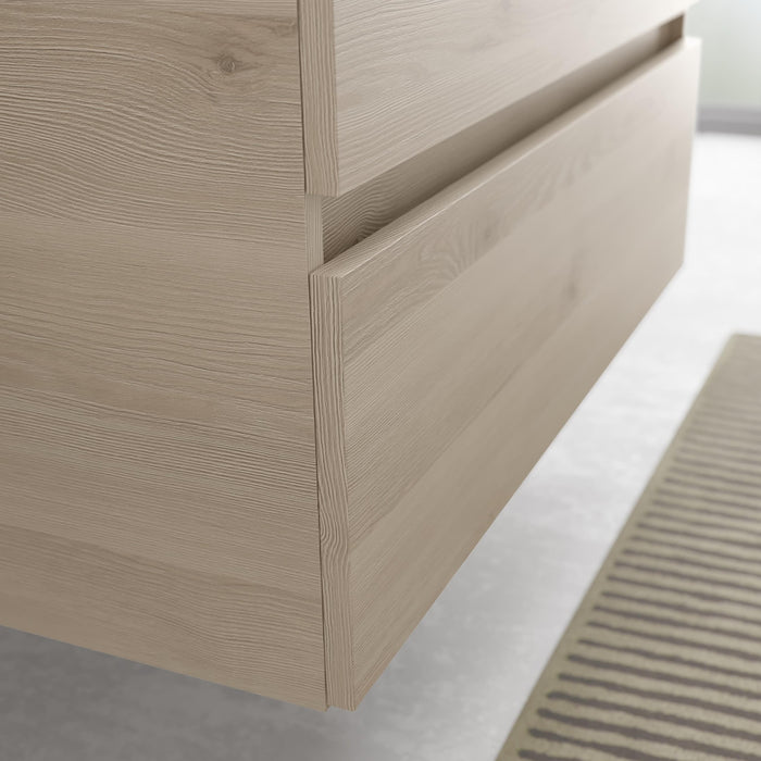 SALGAR 115830 BEQUIA Mueble de Baño 2 pozas Porcelana 120cm Natural