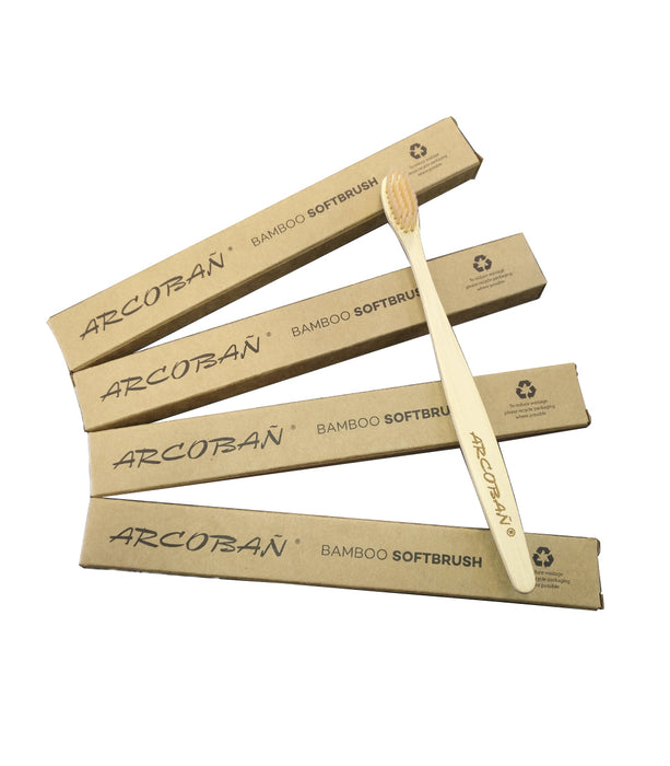 ARCOBAÑ LOTCEPILLO  Lote 10 Cepillos De Dientes Bamboo