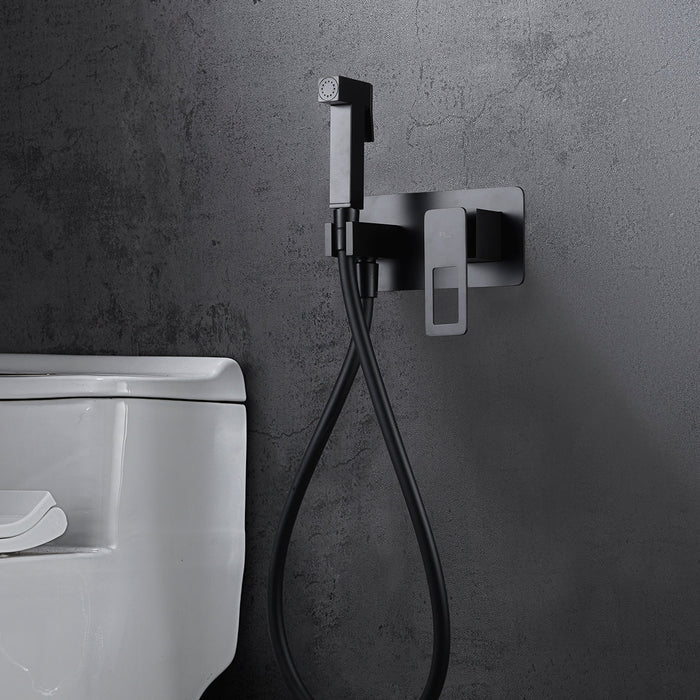 IMEX BDC032-5NG SUECIA Grifo de Bidé Empotrado Negro Mate
