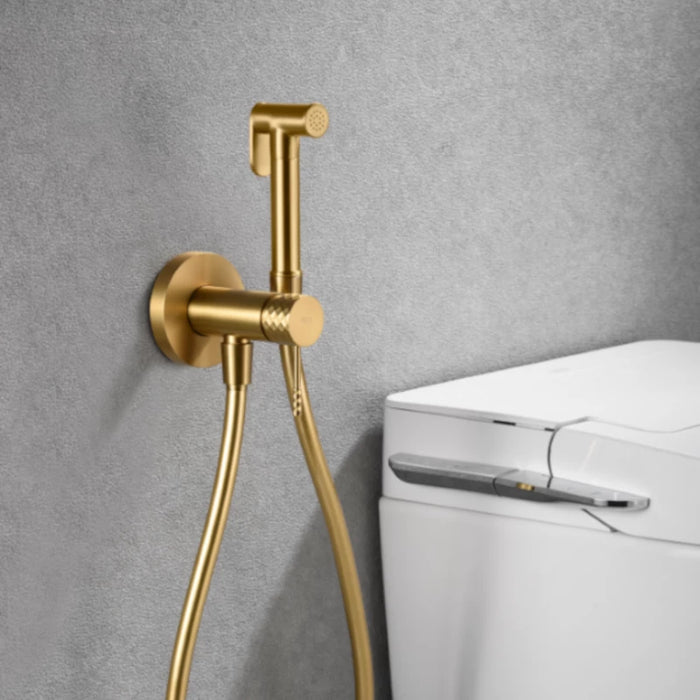 IMEX RDG053/OC GÉNOVA Grifo Monomando WC Empotrado de Bidé Oro Cepillado