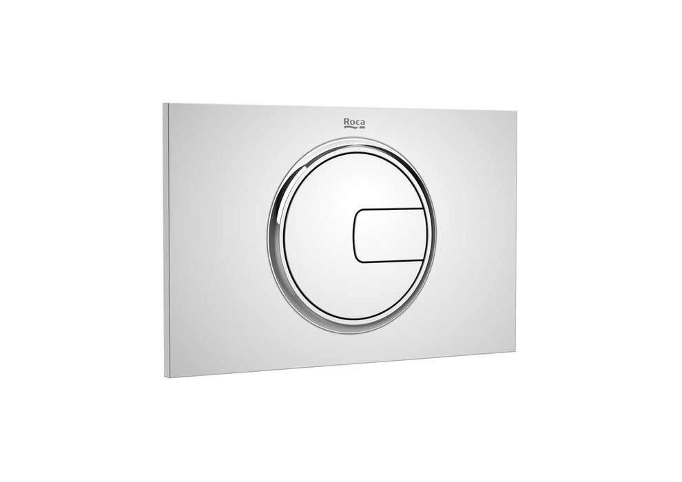 ROCA A890198001 PL4.A Placa Accionamiento Dual Cromo