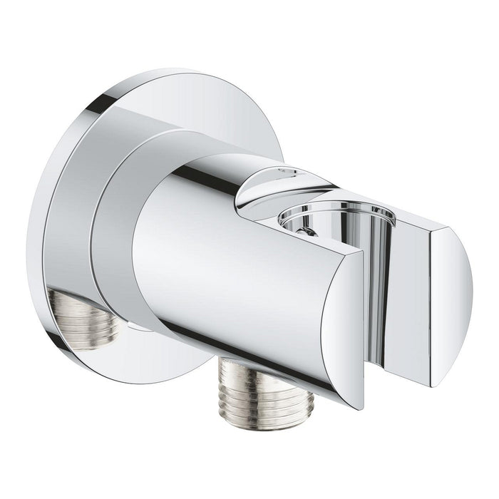 GROHE 28 628 001 TEMPESTA Codo de salida y florón cromo