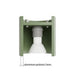 SOLLUX SL.2103 Plafón Orbis 2 Verde Oliva
