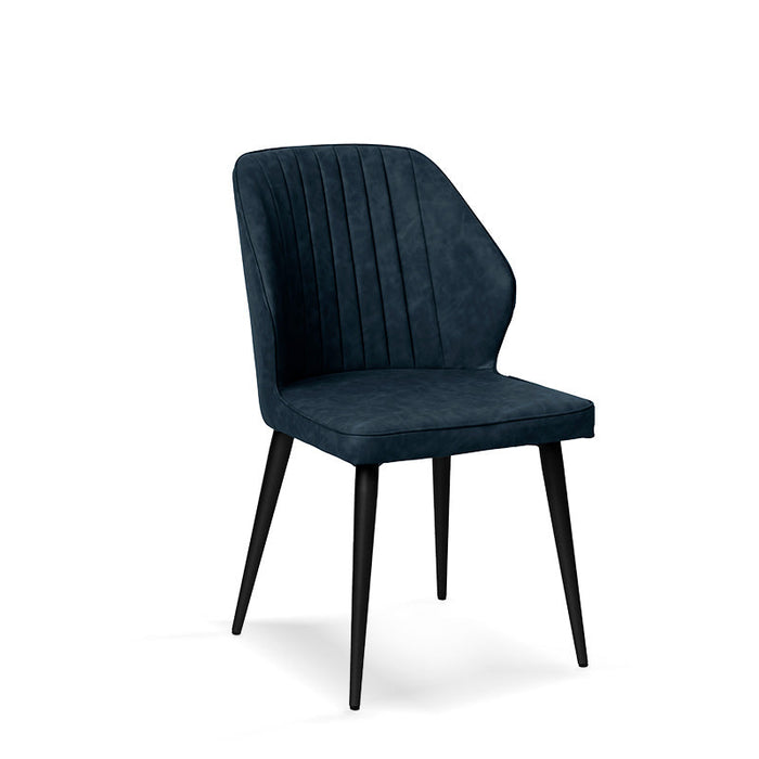 FURNITURE STYLE FS7031MAREPU TRIANA Pack 4 Dining Chairs Imitation Leather Color Marengo Gray