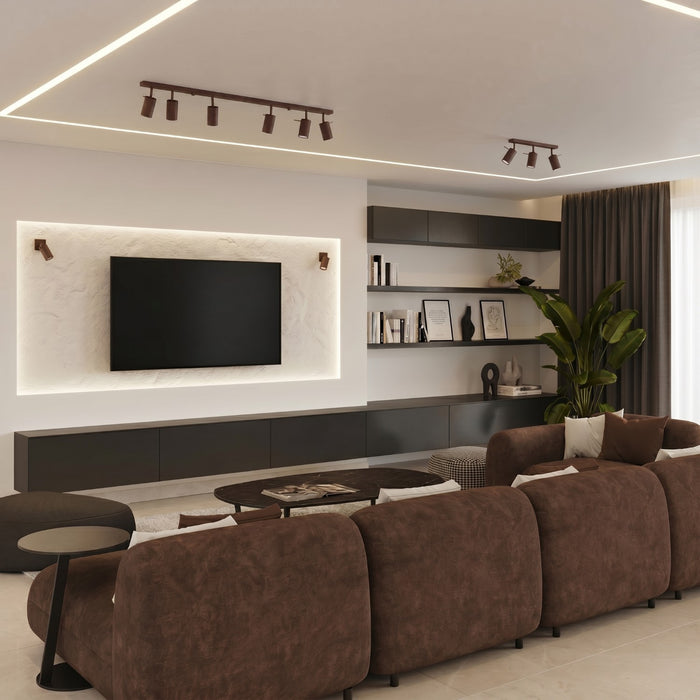 SOLLUX SL.2196 Plafón RING 2 marrón