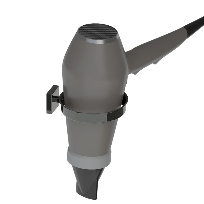 BELTRAN 10785 NIZA Portasecador Cromo Negro Atornillar