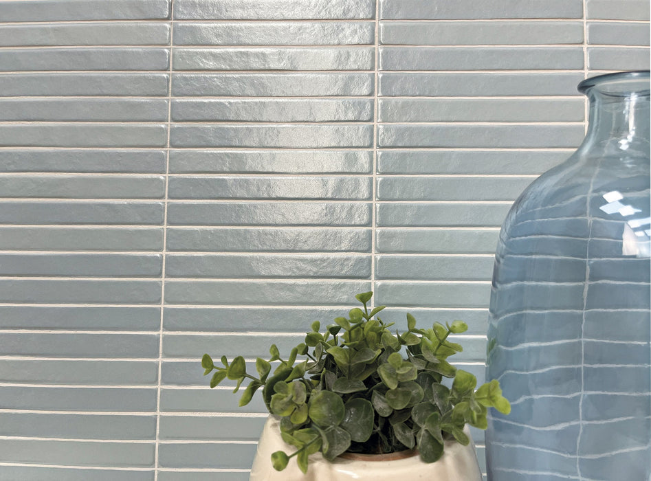 LA PLATERA PENCIL REEF BLUE 35x35 Azulejo Pasta Blanca