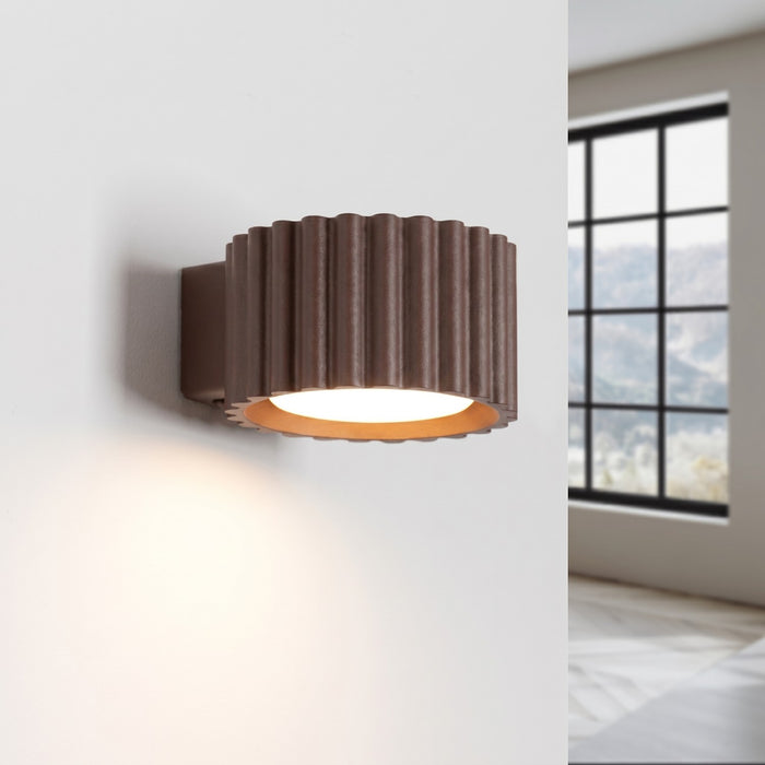 SOLLUX SL.2626 Aplique de pared AURA marrón Gx53
