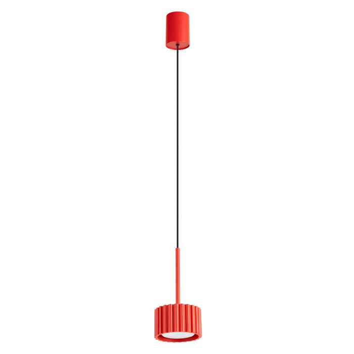SOLLUX SL.2689 Lámpara colgante AURA 1 rojo Gx53