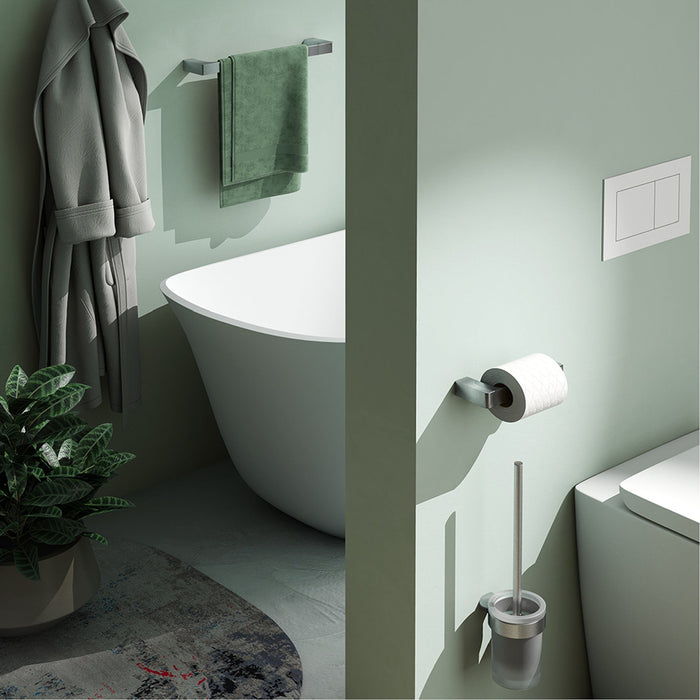 GEDY PI216038000 PIRENEI Brushed Towel Rack