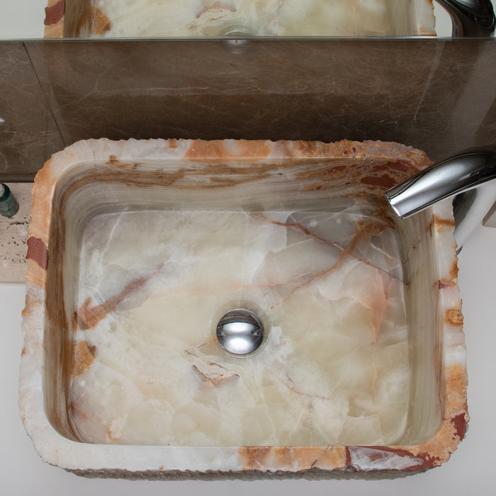 FORZINI FZ-LG-ONX-114 PORTUNUS Lavabo de ónix Verde claro