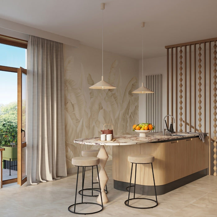 SOLLUX SL.2539 Lámpara colgante NOX 40 beige