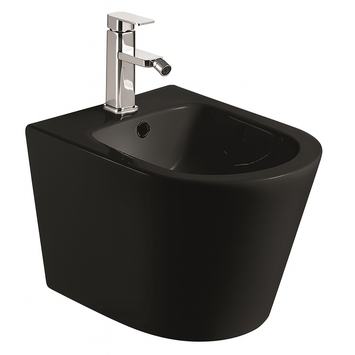 AQUORE 385992 TURÍN Bidé Suspendido Negro Mate