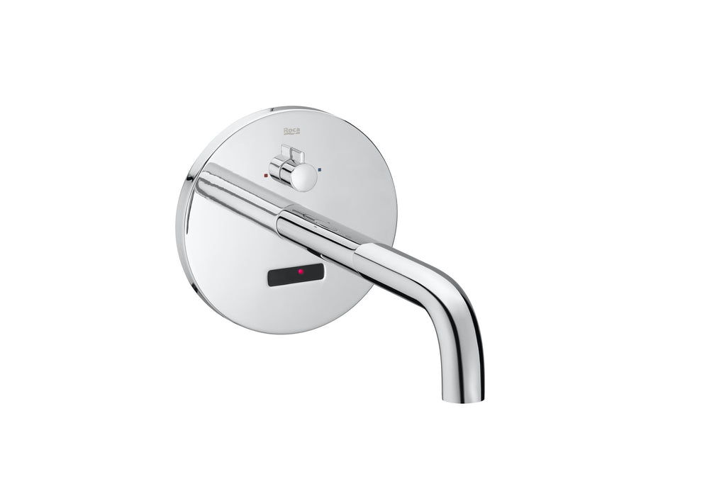 ROCA A5A4602C00 SENTRONIC Mezclador Empotrable Eléctronico Lavabo Mural Cromo