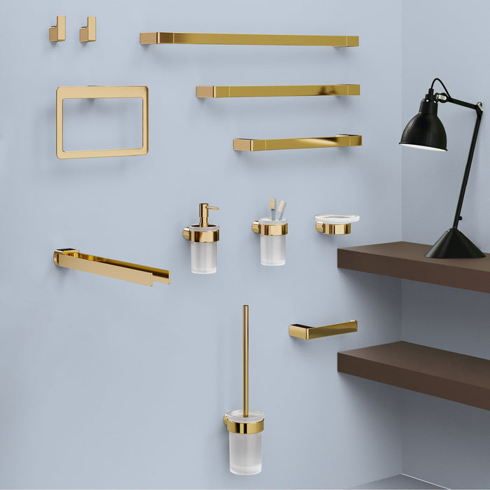 GEDY PI213587000 PIRENEI Gold Towel Rack