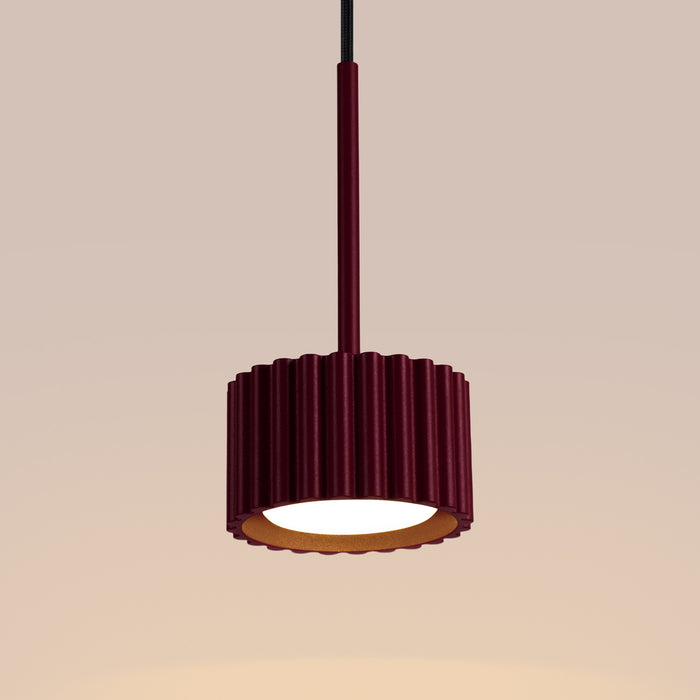 SOLLUX SL.2684 Lámpara colgante AURA 1 burdeos Gx53