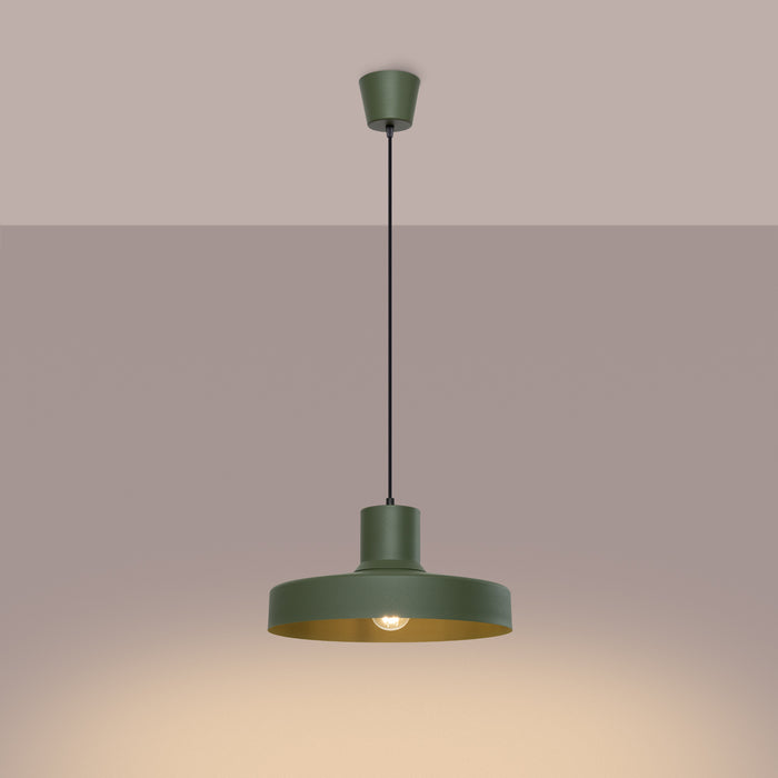 SOLLUX SL.1705 Lámpara colgante BILO verde oliva verde oliva