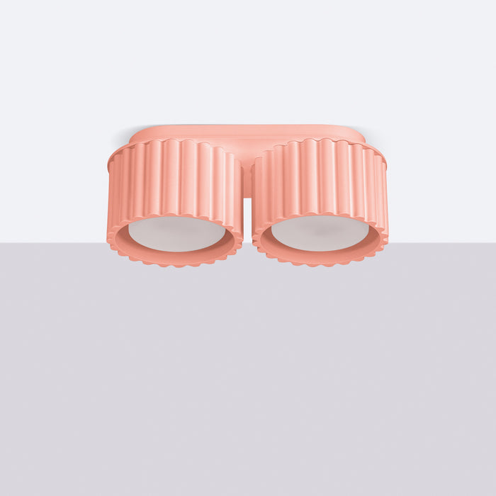 SOLLUX SL.1828 AURA Lámpara De Techo 2 Melocotón Gx53