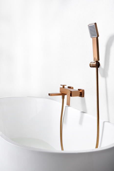 IMEX BDP048-4ORC PISA Single Handle Bath/Shower Kit Brushed Rose Gold