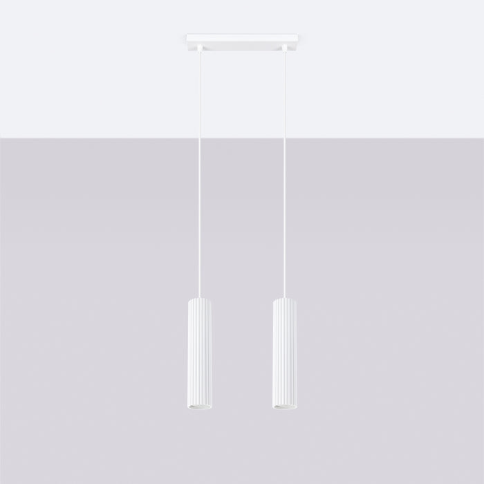 SOLLUX SL.1536 KARBON Lámpara Colgante 2 Blanca