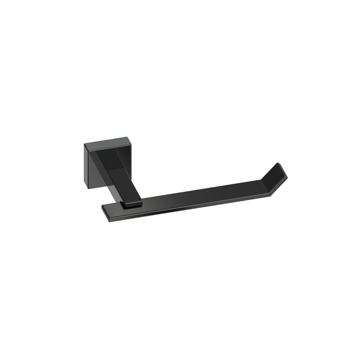 BELTRAN 10764 NIZA Portarrollo Carga Abatible Cromo Negro Atornillado