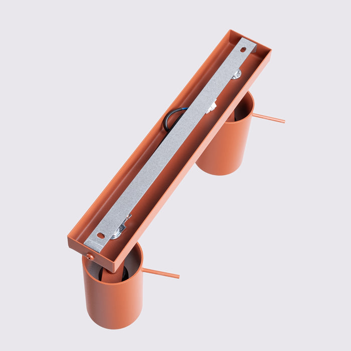SOLLUX SL.1507 Lámpara de techo RING 2 rojo ocre ocre rojo