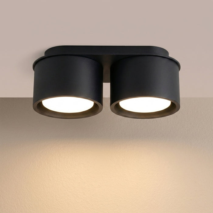 SOLLUX SL.2439 Plafón MODO 2 negro Gx53