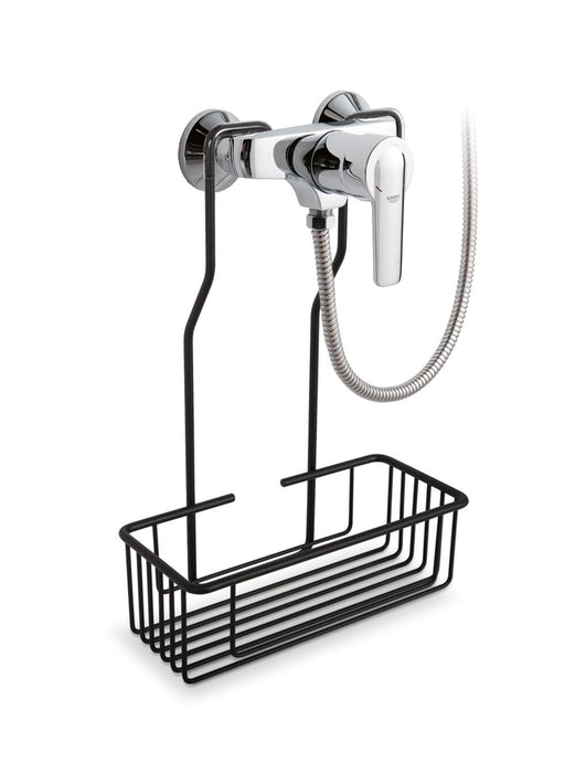 BELTRAN 3389 Soap Dish Grid With Shower Faucet Textured Black