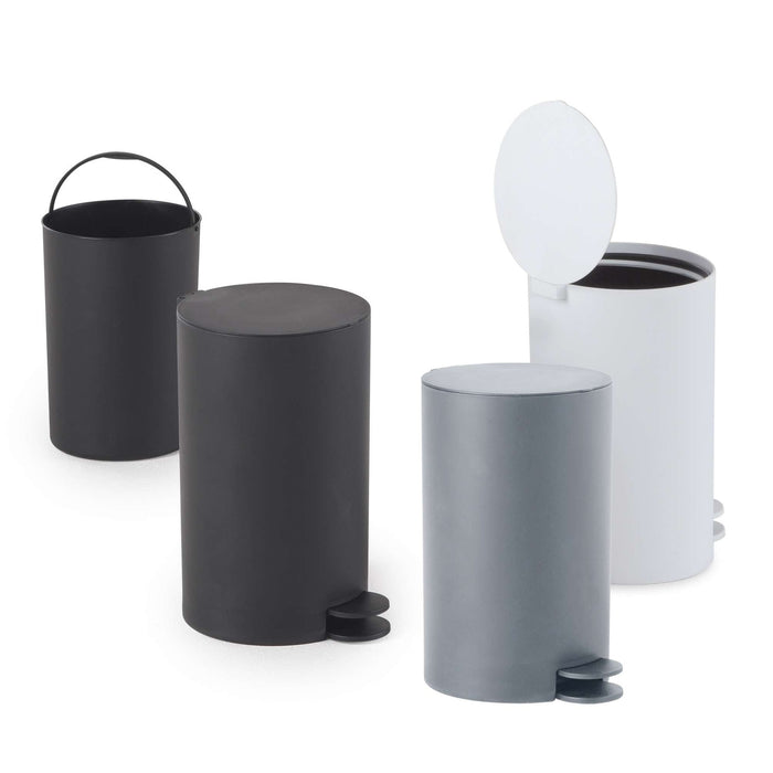 GEDY SH091400900 SHARON Matte Black Wastebasket