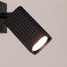 SOLLUX SL.3161 Lámpara De Pared Rayo Negra Con Interruptor