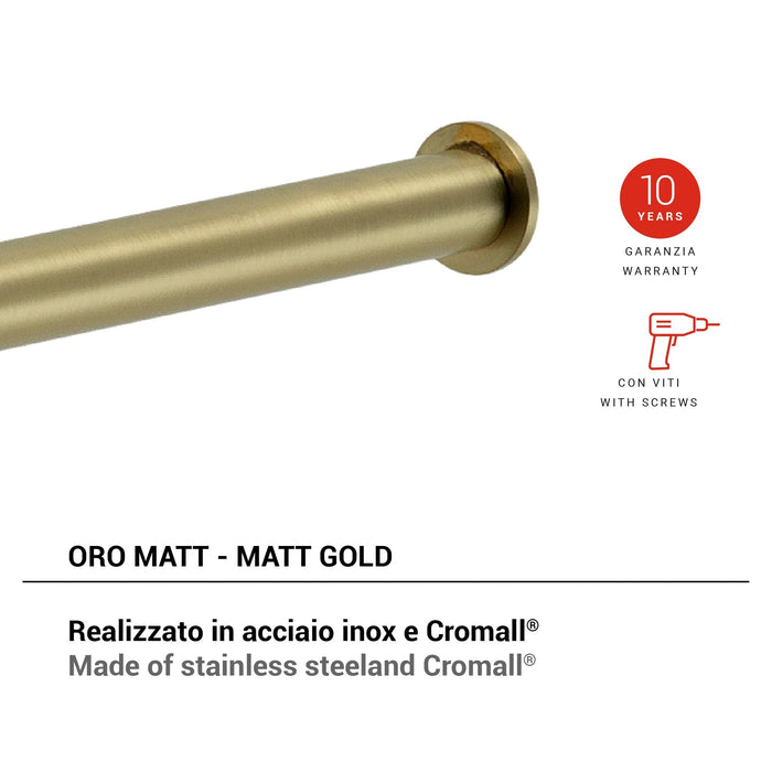 GEDY TN248800000 TONALE Portarrollo Oro Mate