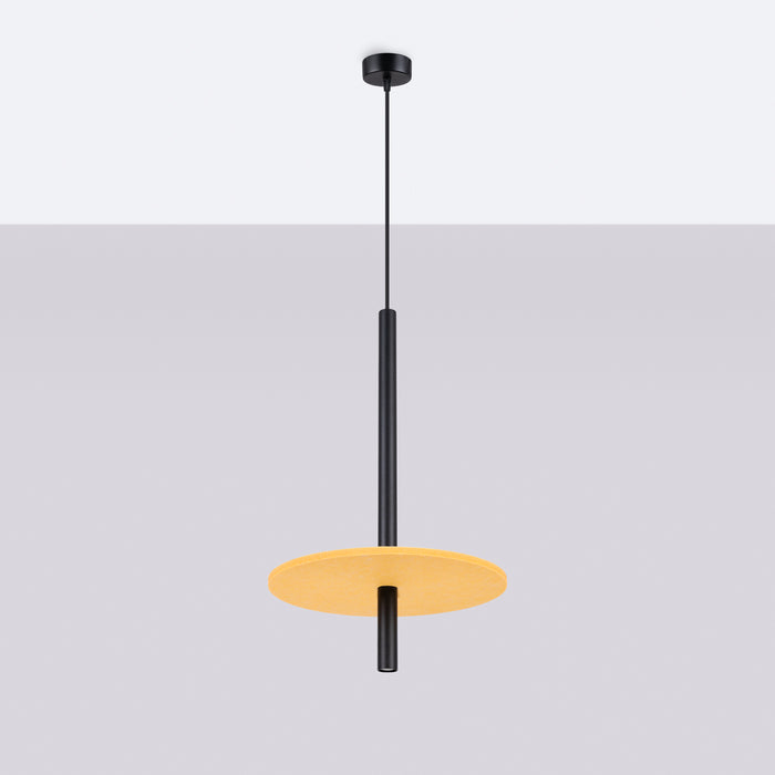 SOLLUX SL.1880 Lámpara colgante FELTRO 1 negro/amarillo amarillo/negro